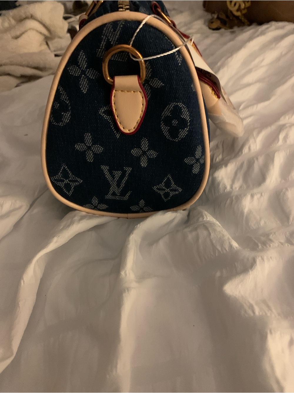 Dark Denim Mini Handbag LV Monogram - Picture 2 of 7